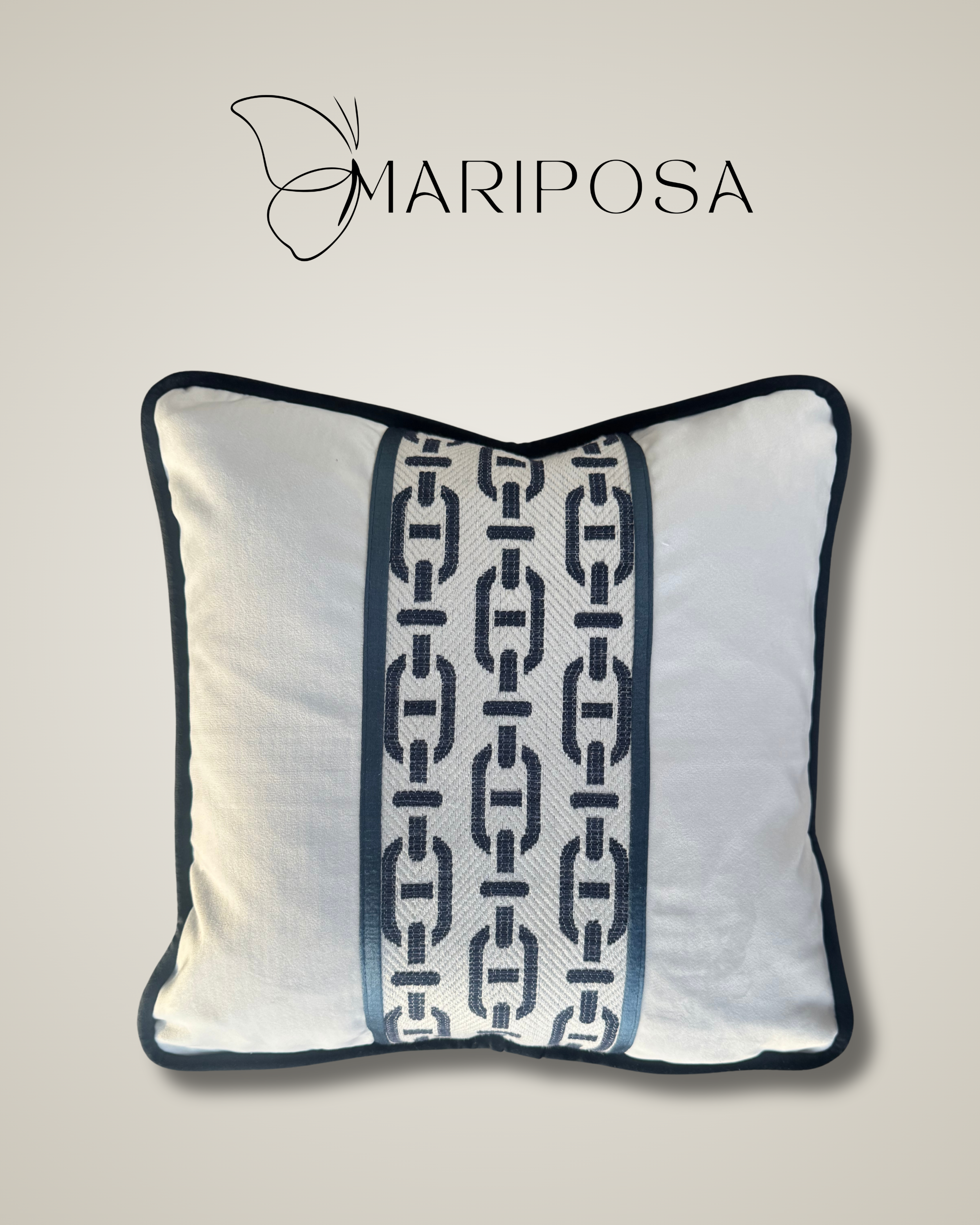 Andrew Martin Burlington Navy Stripe